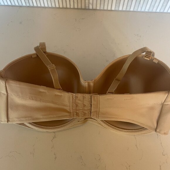 Fantasie Smoothing Moulded Strapless‎ Bra Nude, Size 36DDD /36F - Picture 2 of 6